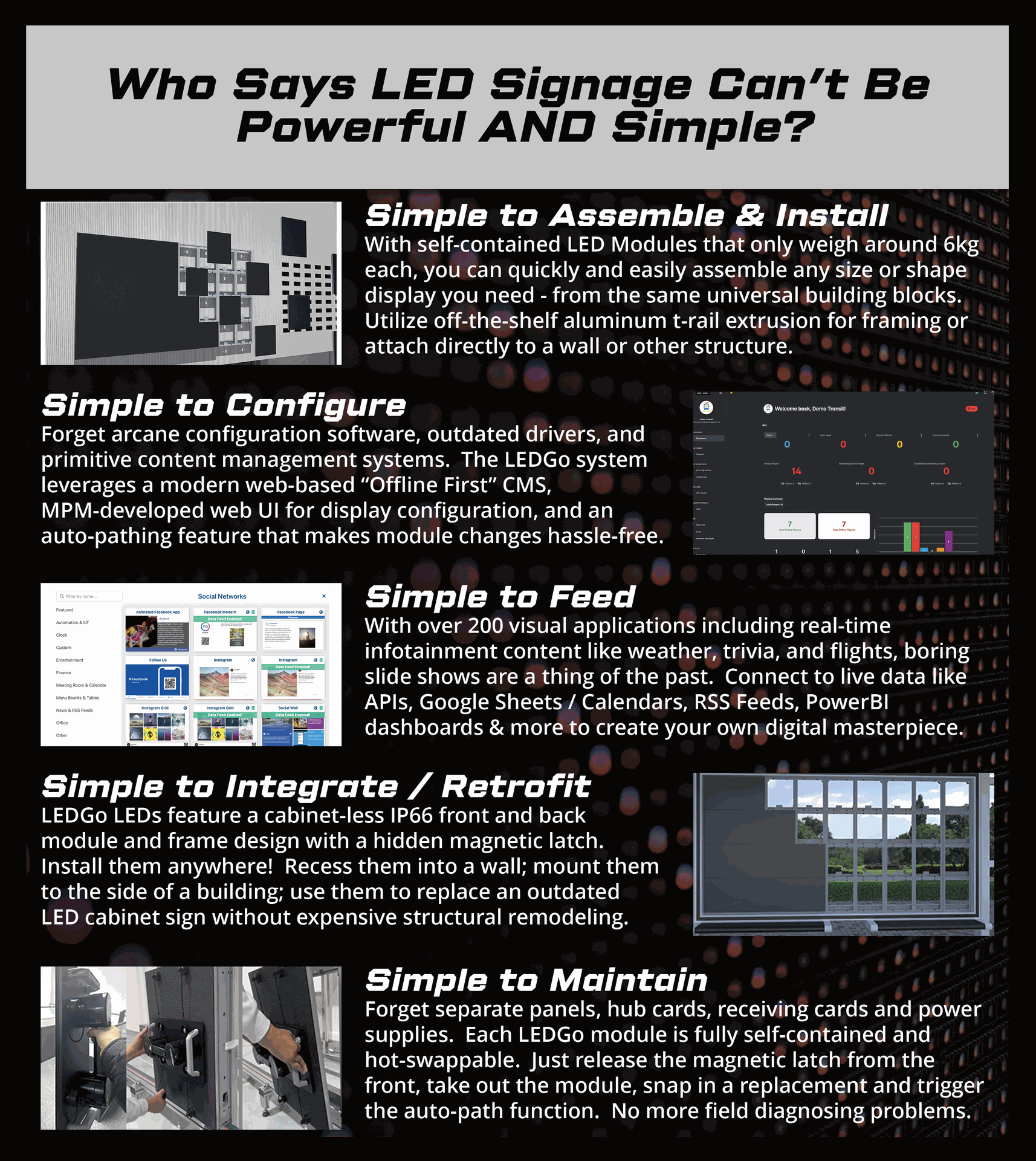 LED LEDGO System
